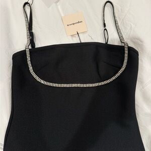 Superdown Black Polly Tank Top